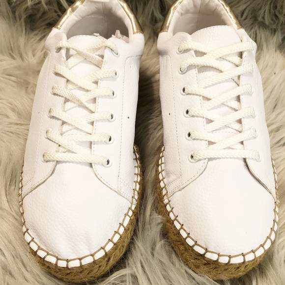 SOLD 🖤🚨Gold Platform Espadrilles Sneaker - Picture 2 of 7